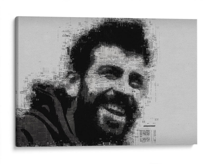 Gerard Piqué en periodico | Cuadro decorativo de Canvas Lab