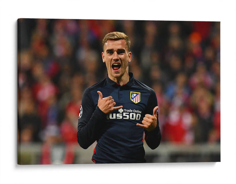 Griezmann festejando | Cuadro decorativo de Canvas Lab