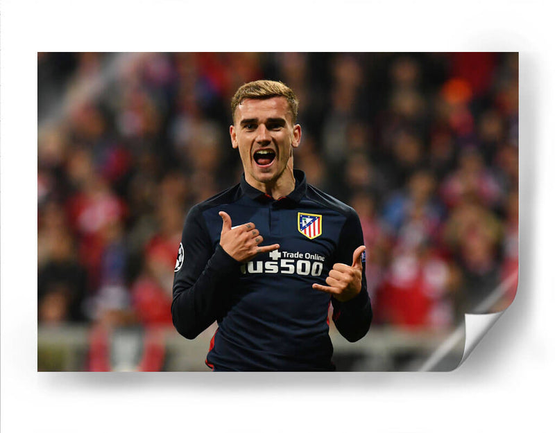 Griezmann festejando | Cuadro decorativo de Canvas Lab