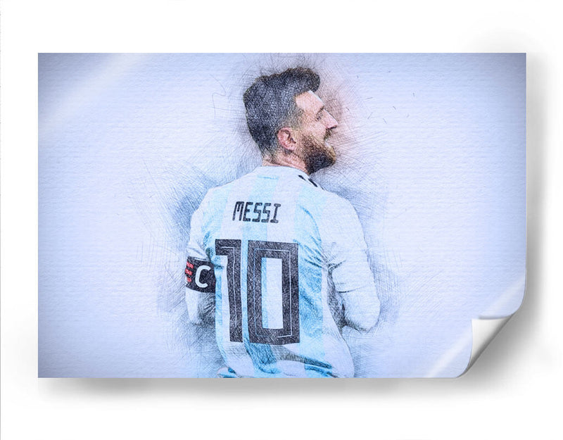 Leo Messi - Argentina | Cuadro decorativo de Canvas Lab