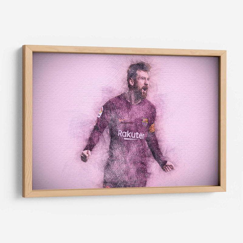 Leo Messi - Barcelona | Cuadro decorativo de Canvas Lab