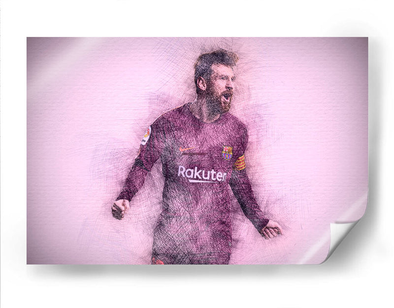 Leo Messi - Barcelona | Cuadro decorativo de Canvas Lab