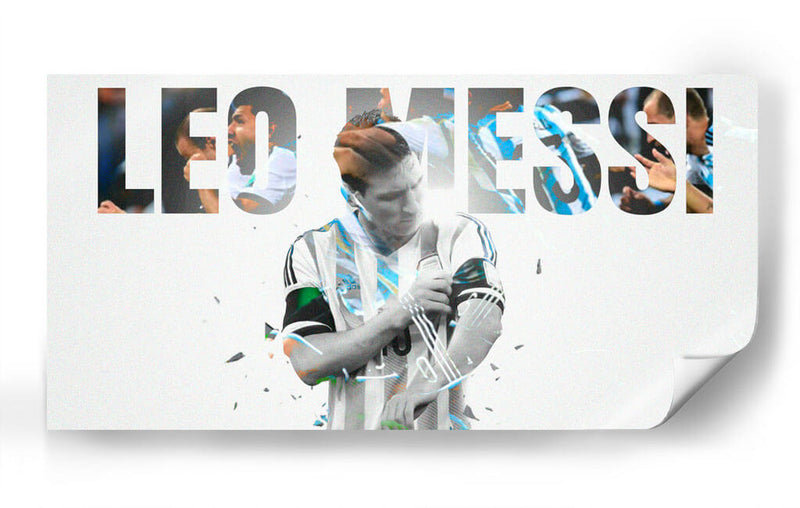 Leo Messi inspiración | Cuadro decorativo de Canvas Lab