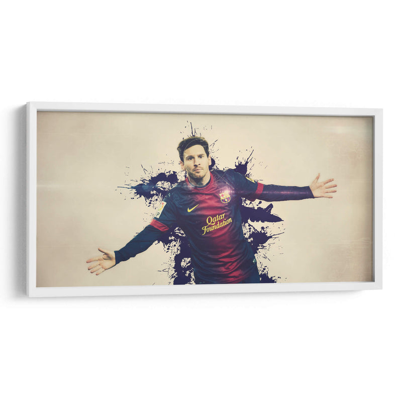 Leonel Messi inspiración | Cuadro decorativo de Canvas Lab
