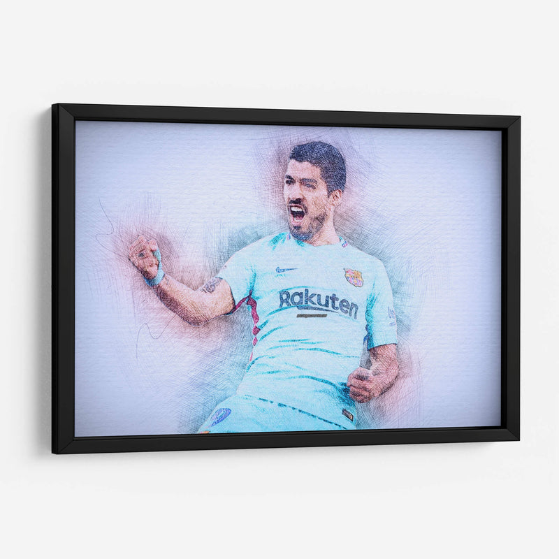 Luis Alberto Suárez - Barcelona FC away | Cuadro decorativo de Canvas Lab