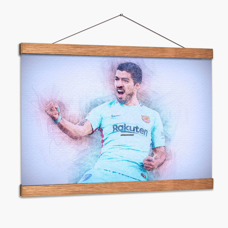 Luis Alberto Suárez - Barcelona FC away | Cuadro decorativo de Canvas Lab