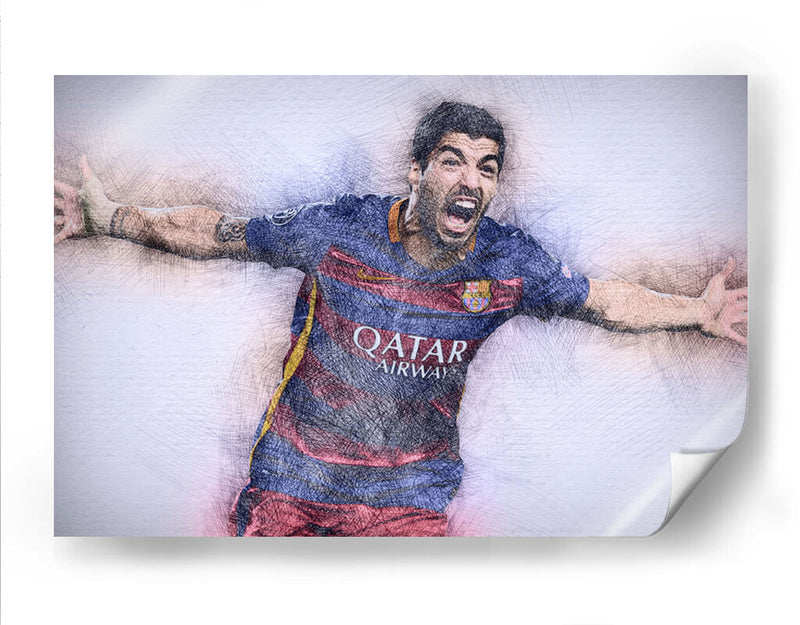 Luis Alberto Suárez - Barcelona | Cuadro decorativo de Canvas Lab