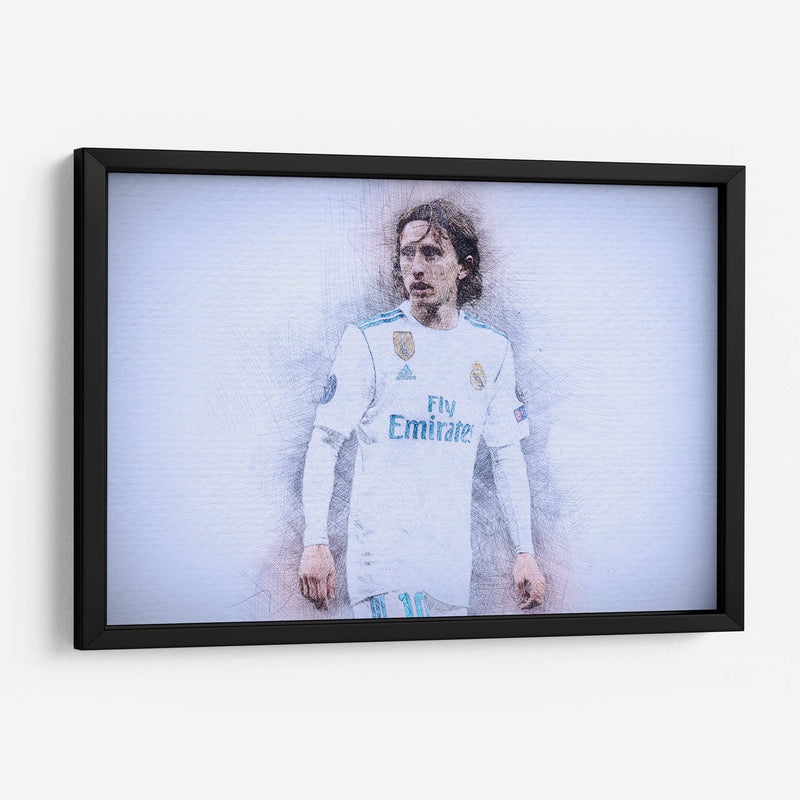 Luka Modrić - Real Madrid | Cuadro decorativo de Canvas Lab