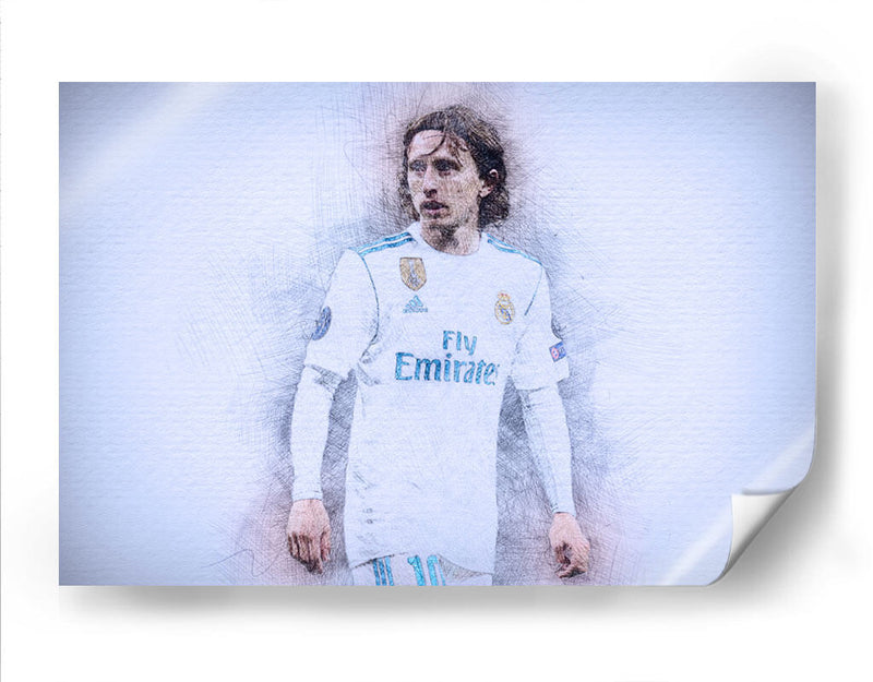 Luka Modrić - Real Madrid | Cuadro decorativo de Canvas Lab
