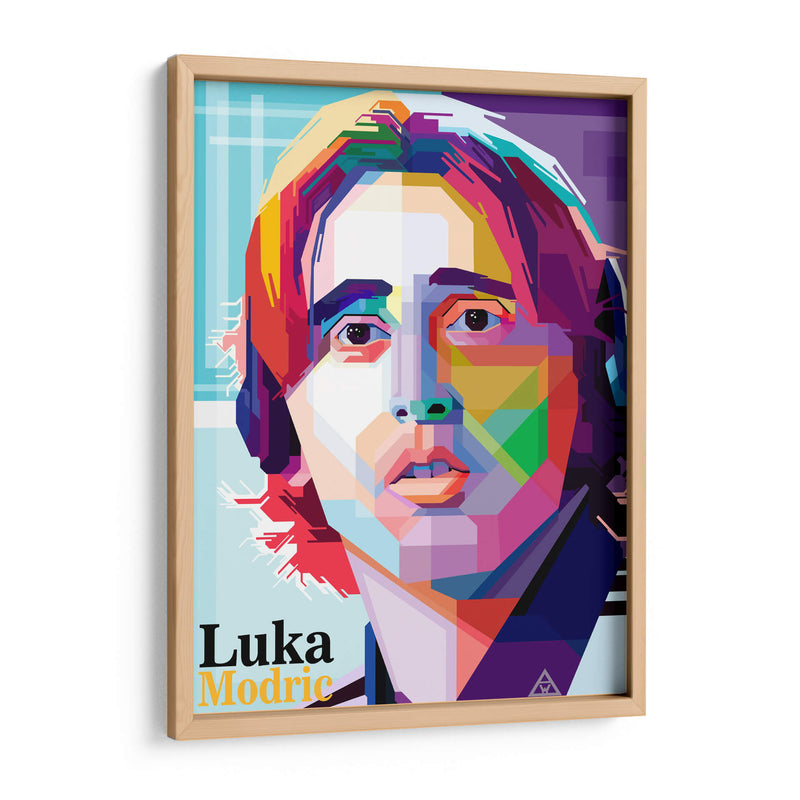 Luka Modrić ilustrado | Cuadro decorativo de Canvas Lab