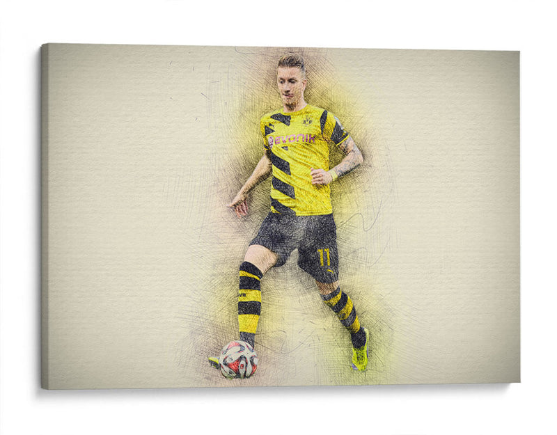 Marco Reus - Borussia Dortmund | Cuadro decorativo de Canvas Lab