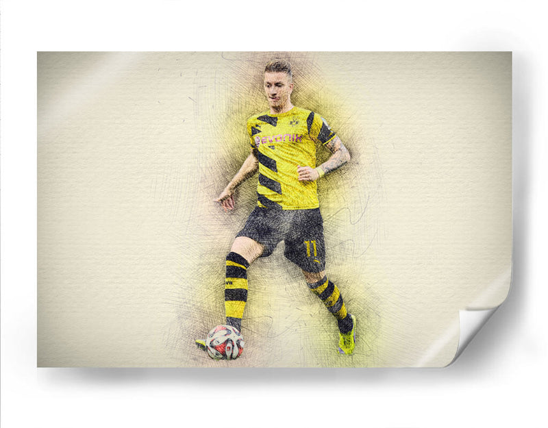 Marco Reus - Borussia Dortmund | Cuadro decorativo de Canvas Lab