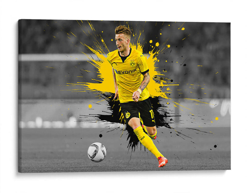 Marco Reus en la cancha | Cuadro decorativo de Canvas Lab