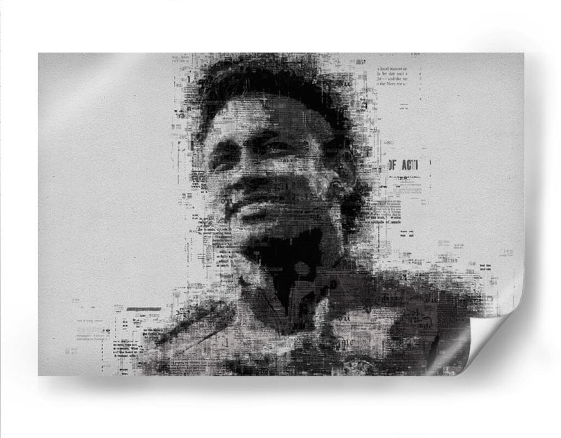 Neymar en periódico | Cuadro decorativo de Canvas Lab