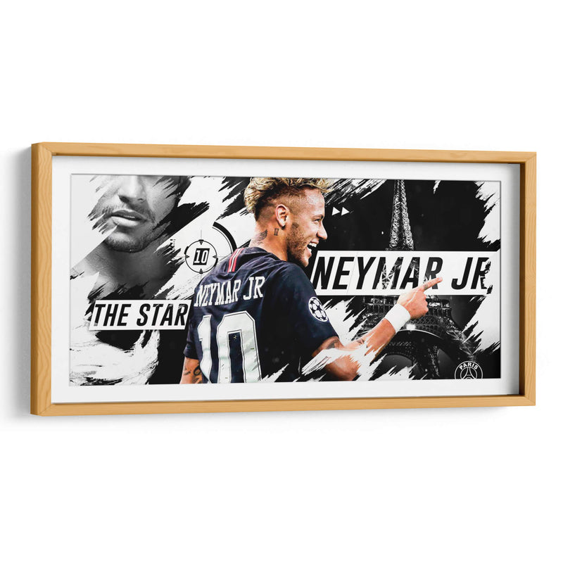 Neymar Jr., La estrella | Cuadro decorativo de Canvas Lab