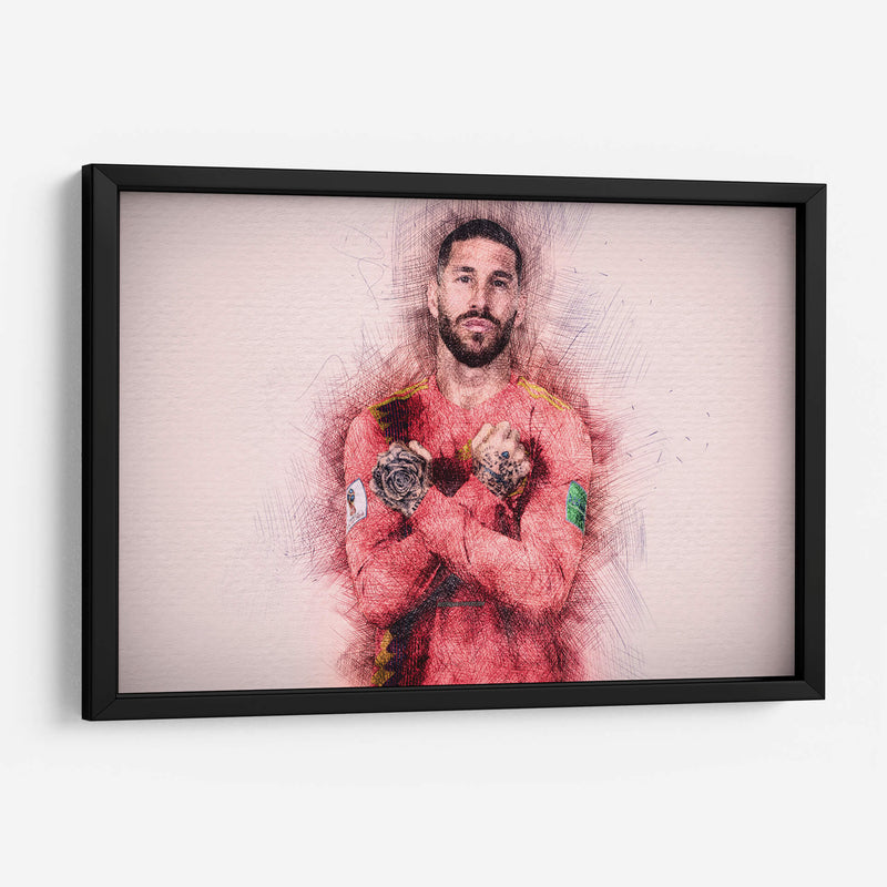 Sergio Ramos - España | Cuadro decorativo de Canvas Lab