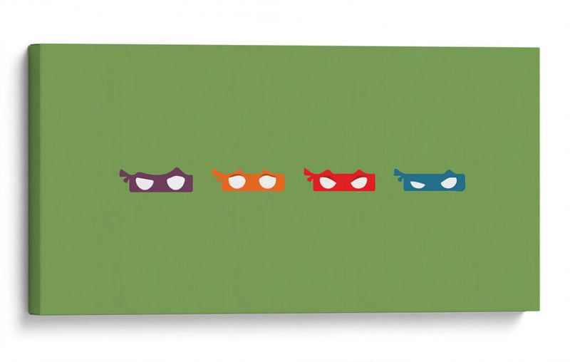 Antifaces de las tortugas ninja | Cuadro decorativo de Canvas Lab