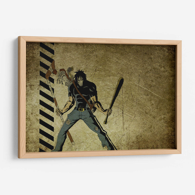 Casey Jones - palo de hockey y bate de béisbol | Cuadro decorativo de Canvas Lab