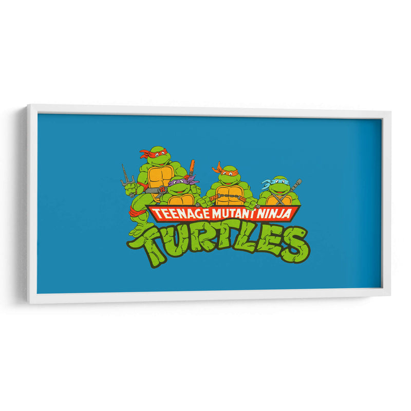 Las tortugas y su logo | Cuadro decorativo de Canvas Lab