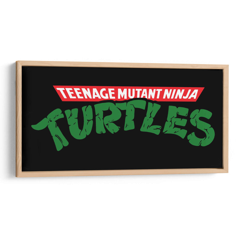 Logo de Las Tortugas Ninja (1987) | Cuadro decorativo de Canvas Lab