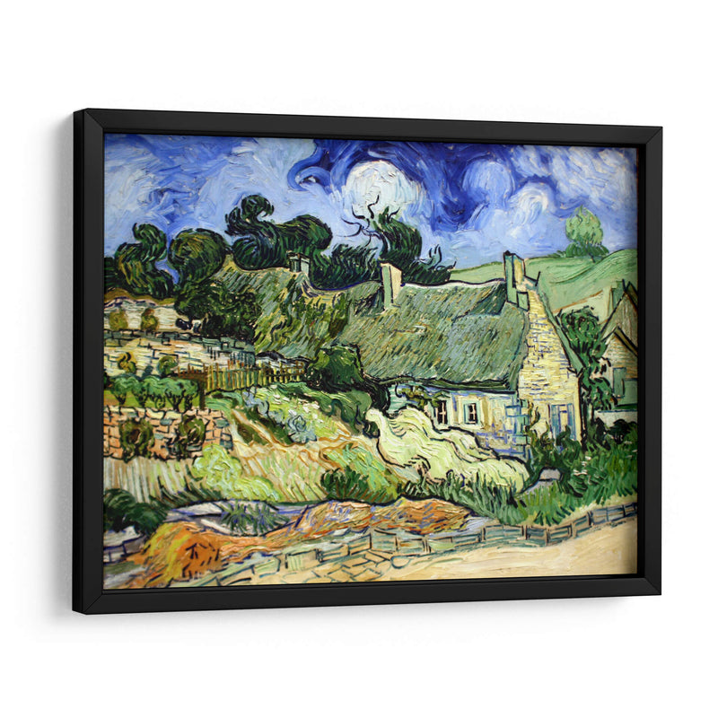 Chozas de Cordeville, en Auvers-sur-Oise - Vincent Van Gogh | Cuadro decorativo de Canvas Lab