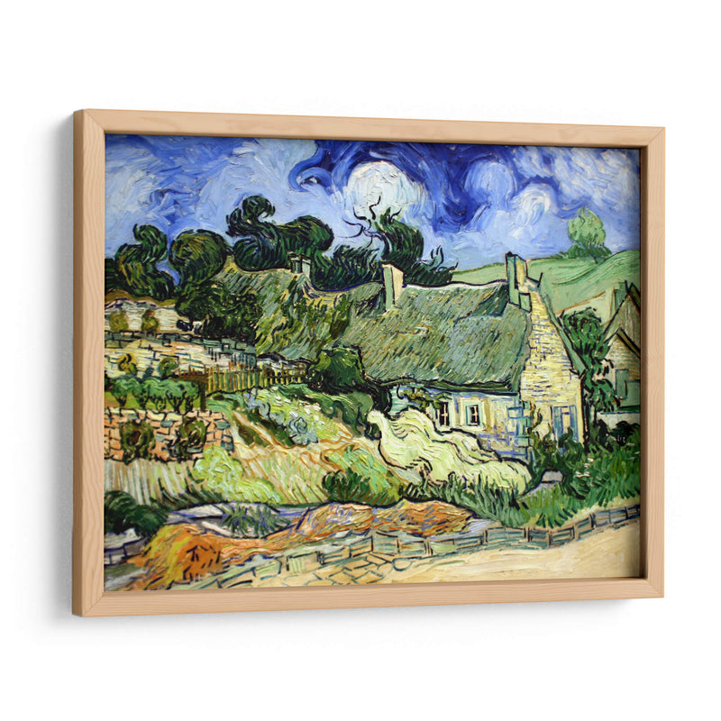 Chozas de Cordeville, en Auvers-sur-Oise - Vincent Van Gogh | Cuadro decorativo de Canvas Lab