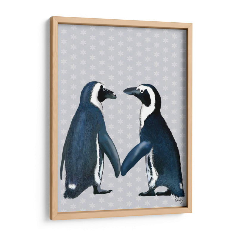 Pingüinos En El Amor - Fab Funky | Cuadro decorativo de Canvas Lab