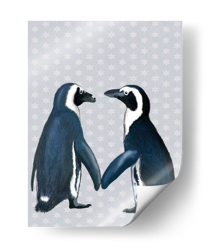 Pingüinos En El Amor - Fab Funky | Cuadro decorativo de Canvas Lab