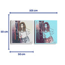 Cindy Crawford Pop Art - Set de 2 - Artsy Greece - Cuadro decorativo | Canvas Lab