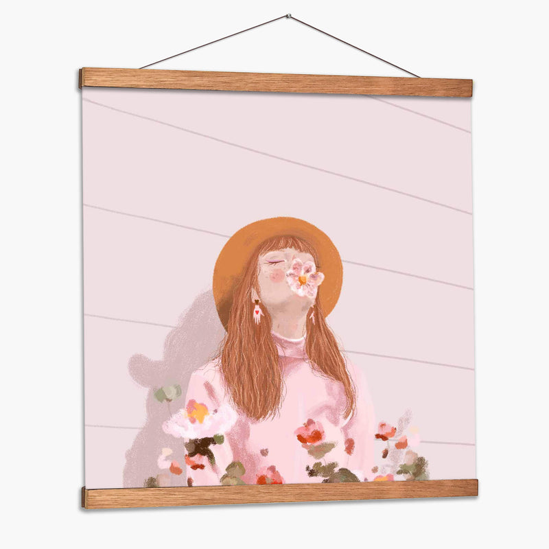 La dama de las flores | Cuadro decorativo de Canvas Lab