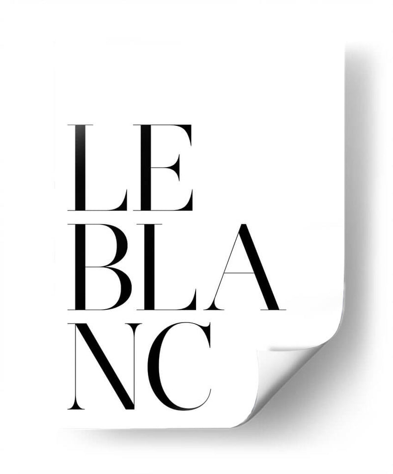 Le Blanc | Cuadro decorativo de Canvas Lab