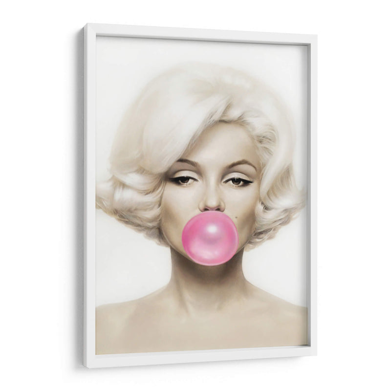 Marilyn Monroe bubblegum | Cuadro decorativo de Canvas Lab