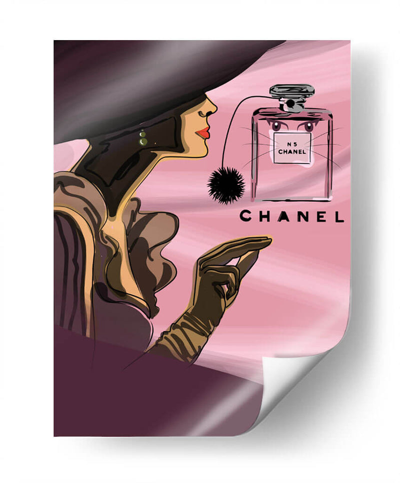 Pink Chanel | Cuadro decorativo de Canvas Lab