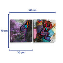 El demonio sentado - Set de 2 - Ruzski - Cuadro decorativo | Canvas Lab