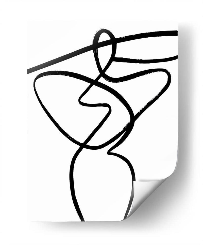 Woman doodle | Cuadro decorativo de Canvas Lab