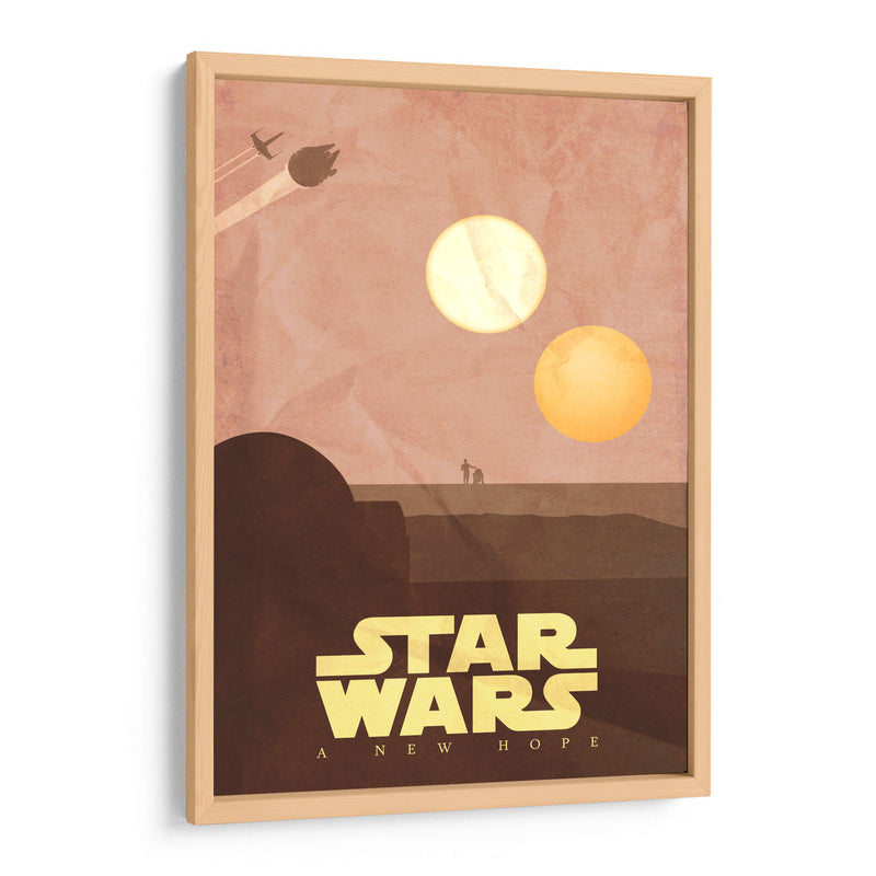 A new hope Star Wars | Cuadro decorativo de Canvas Lab