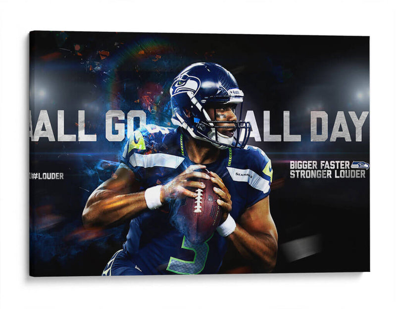 All go all day Seahawks | Cuadro decorativo de Canvas Lab