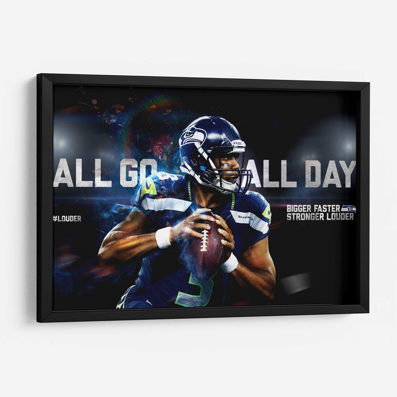 All go all day Seahawks | Cuadro decorativo de Canvas Lab
