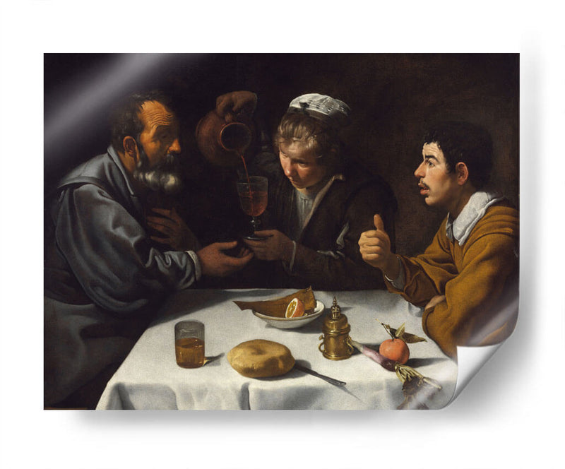 Almuerzo de campesinos - Diego Velázquez | Cuadro decorativo de Canvas Lab