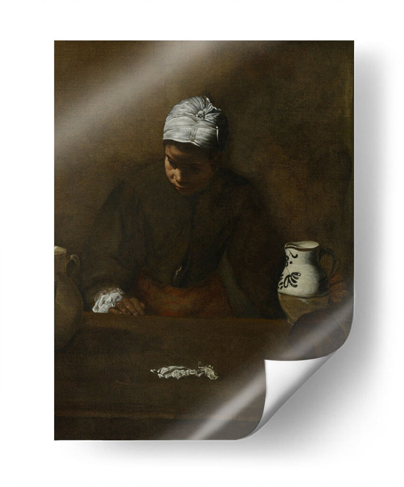 Ayudante de cocina - Diego Velázquez | Cuadro decorativo de Canvas Lab
