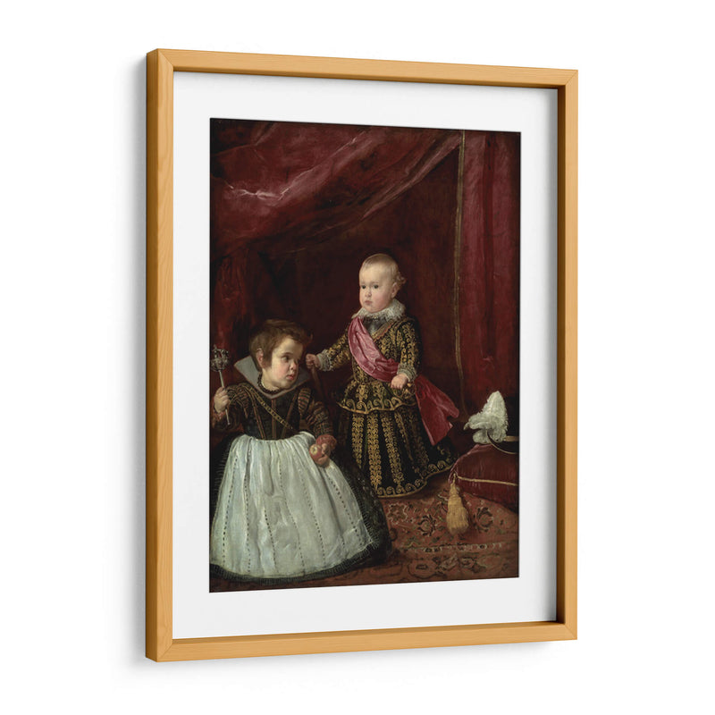 El príncipe Baltasar Carlos con un enano - Diego Velázquez | Cuadro decorativo de Canvas Lab