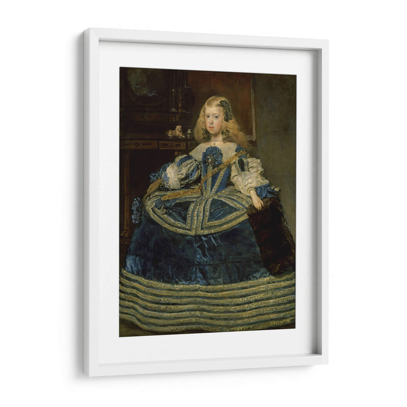 La infanta Margarita en azul - Diego Velázquez | Cuadro decorativo de Canvas Lab