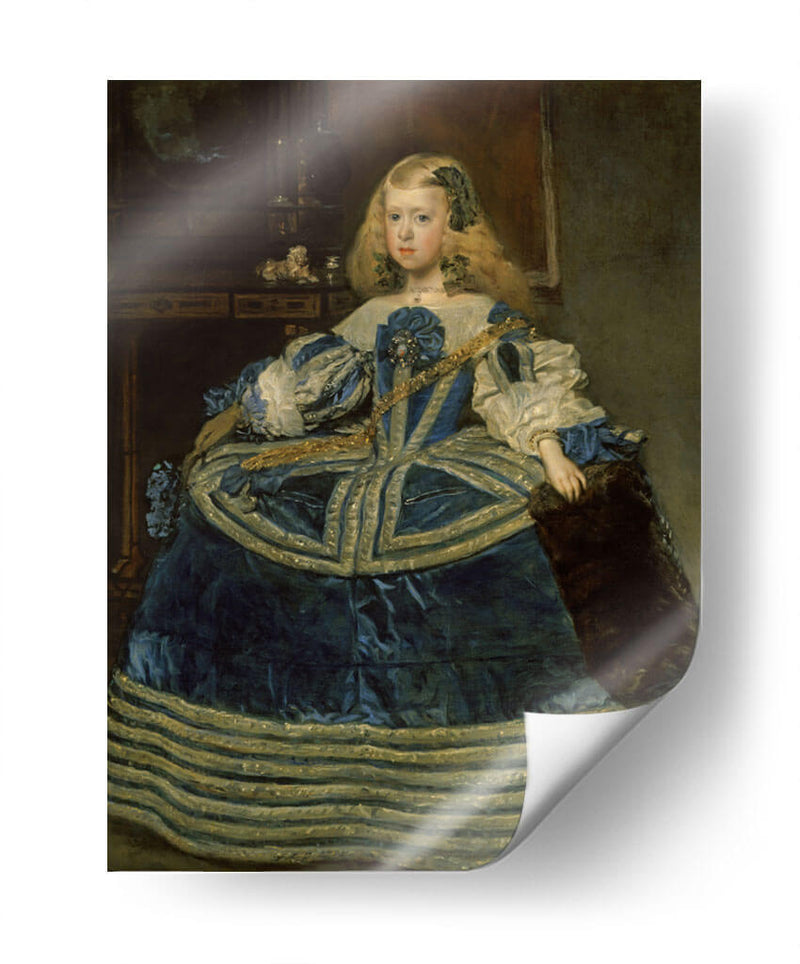 La infanta Margarita en azul - Diego Velázquez | Cuadro decorativo de Canvas Lab