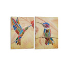 Colibrí en su hábitat - Set de 2 - Rodríguez Marconi - Cuadro decorativo | Canvas Lab