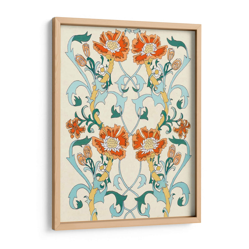 Patrón Floral Nouveau I - Naomi McCavitt | Cuadro decorativo de Canvas Lab