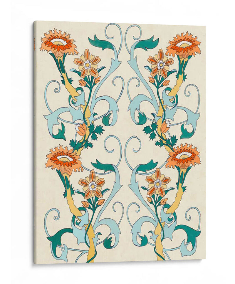 Patrón Floral Nouveau Ii - Naomi McCavitt | Cuadro decorativo de Canvas Lab