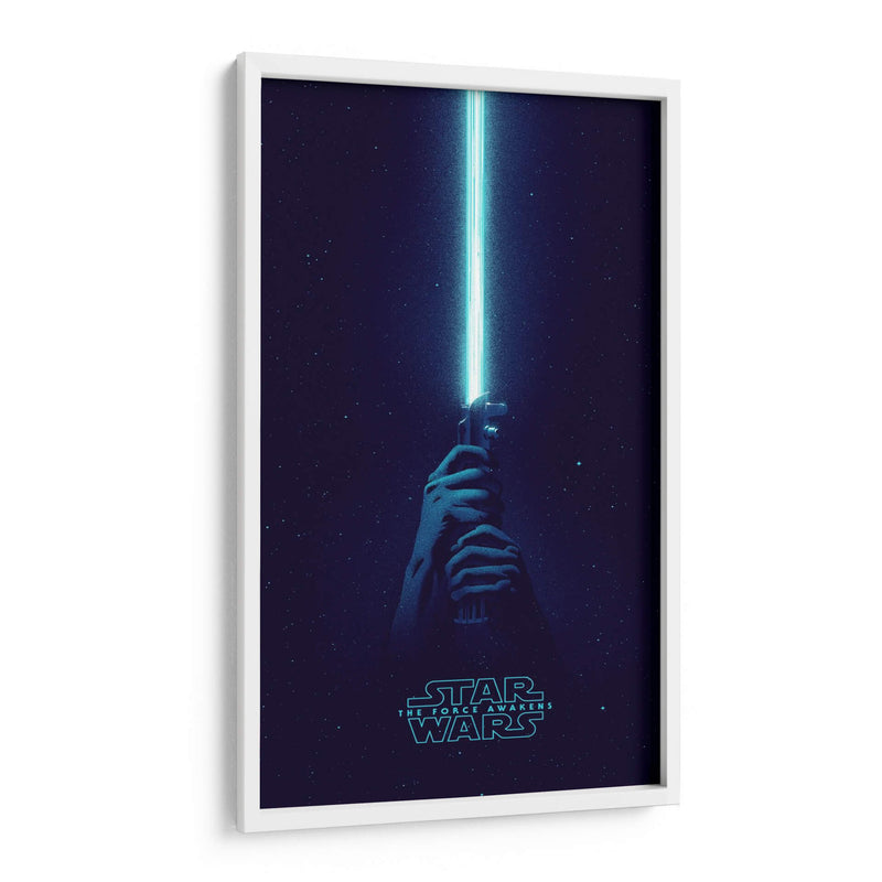 Blue lightsaber | Cuadro decorativo de Canvas Lab