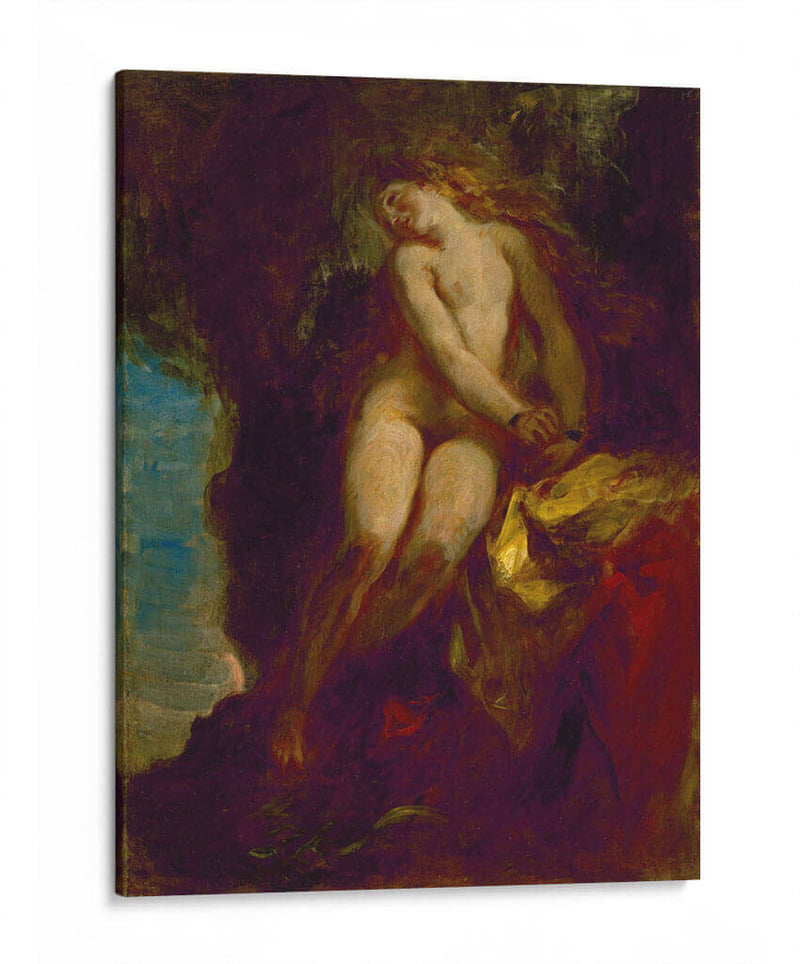 Andrómeda - Eugène Delacroix | Cuadro decorativo de Canvas Lab