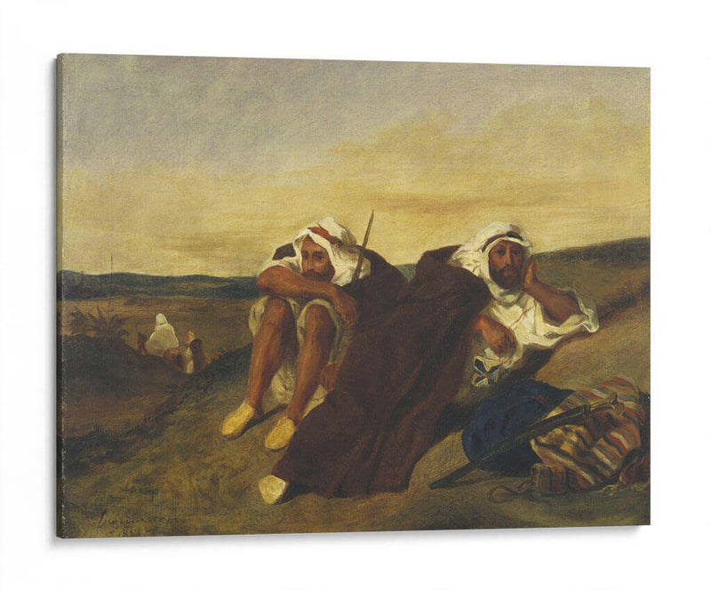 Árabes de Oran - Eugène Delacroix | Cuadro decorativo de Canvas Lab