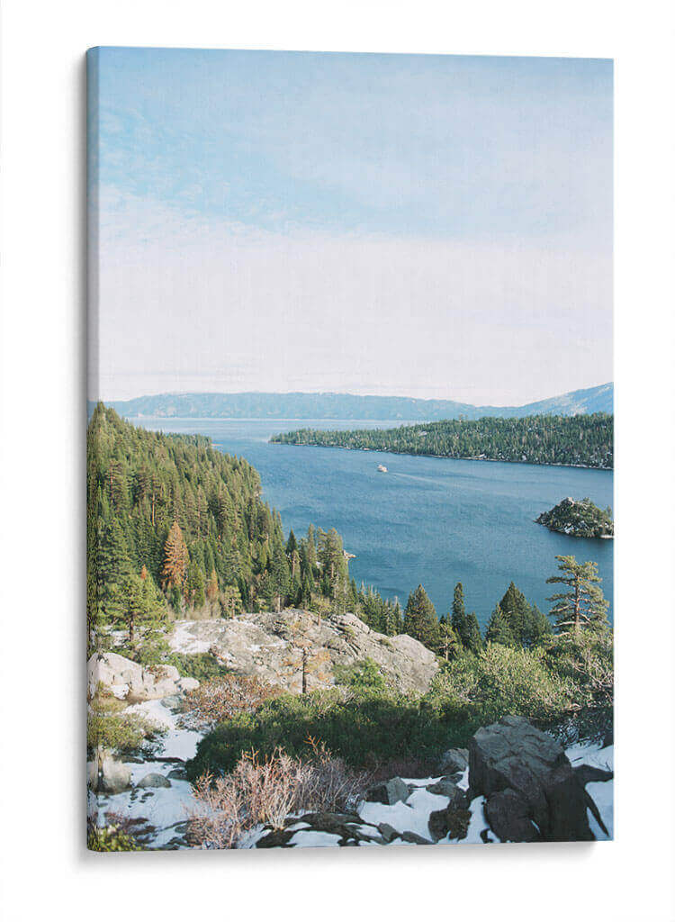 LAKE TAHOE - Tahoe en color pastel - Raúl Ruz | Cuadro decorativo de Canvas Lab